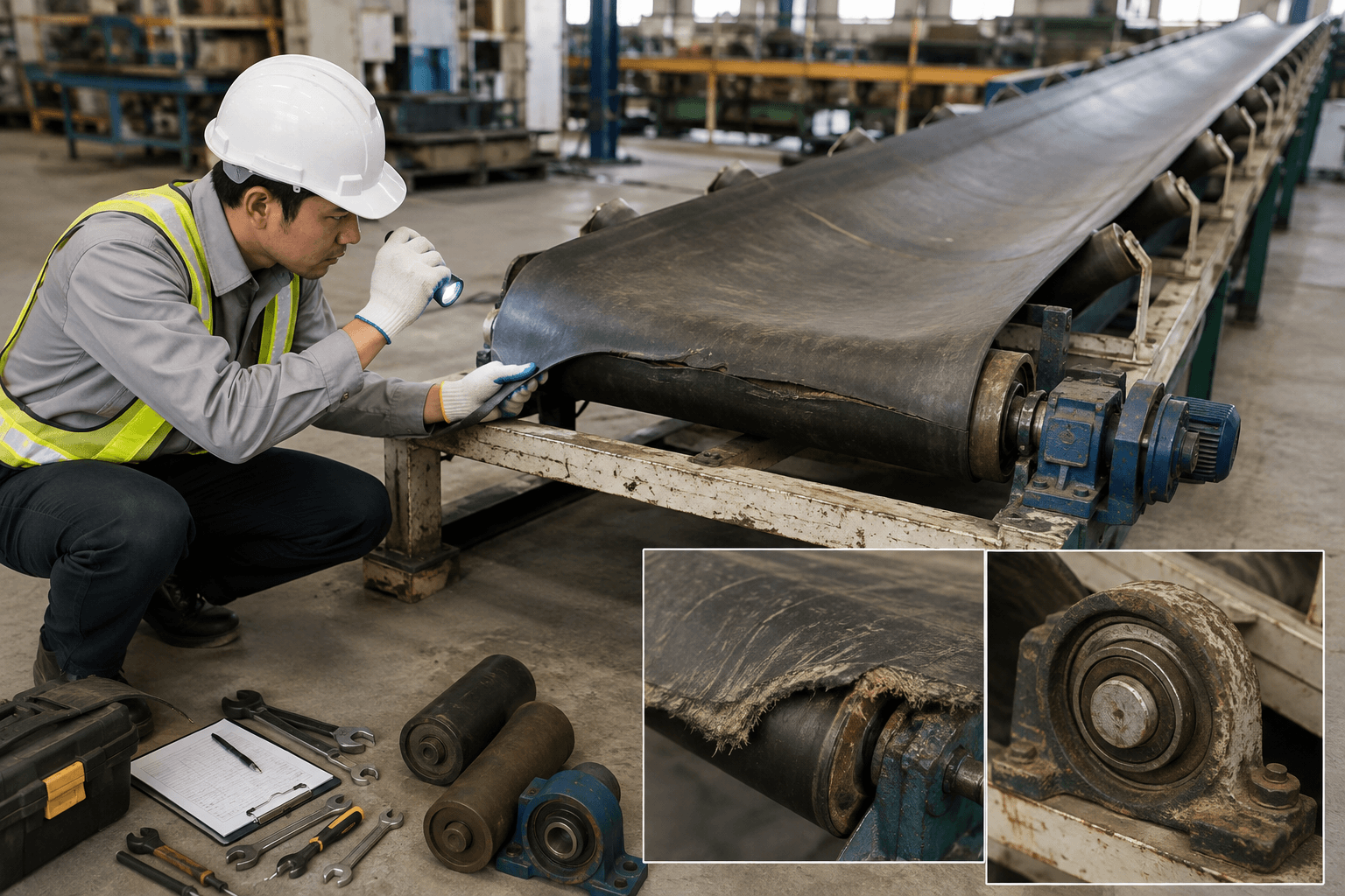 Những điều cần lưu ý khi mua băng tải cũ