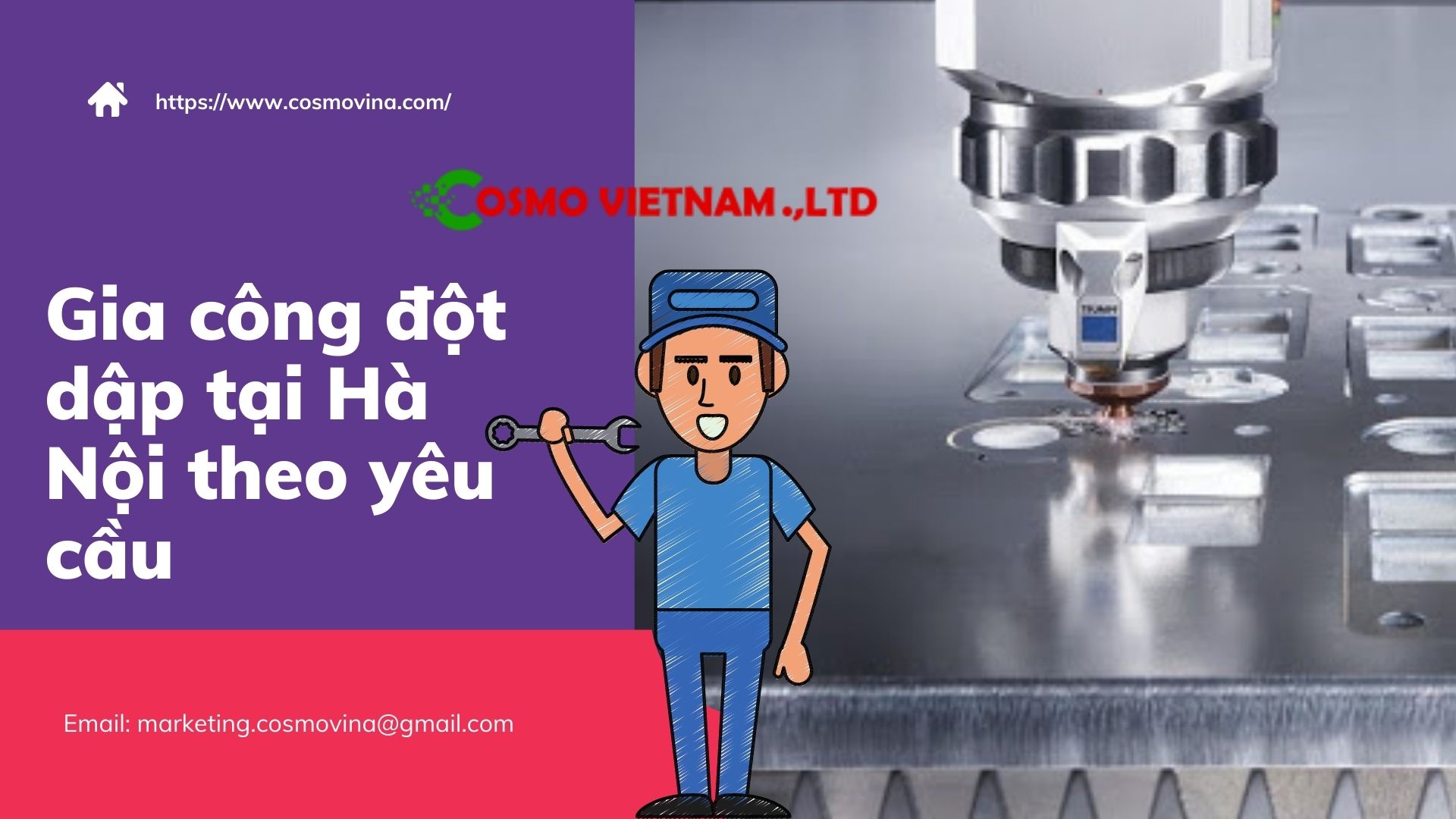 Gia công đột dập tại Hà Nội theo yêu cầu