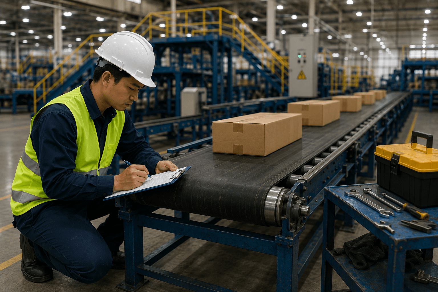 Quy trình vận hành băng tải an toàn bạn cần phải biết