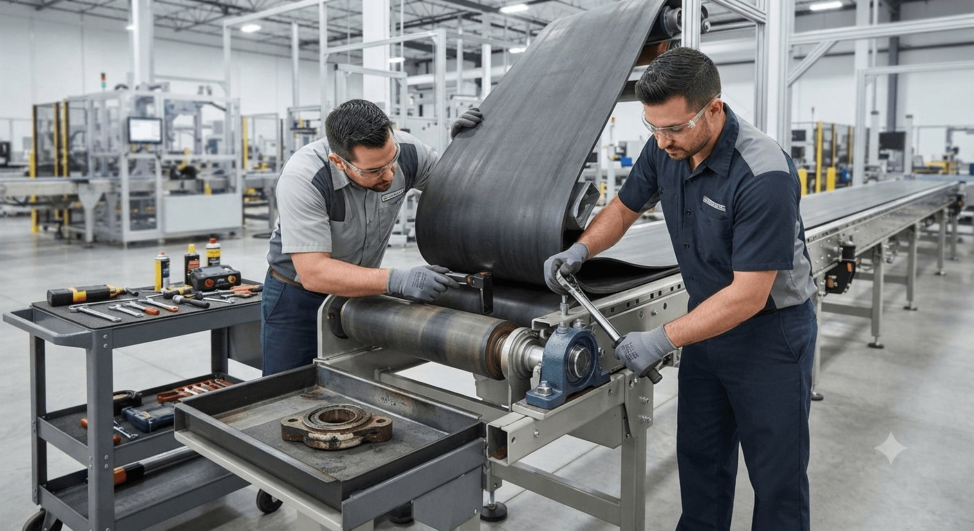Yếu tố cần cân nhắc để sửa chữa băng tải?