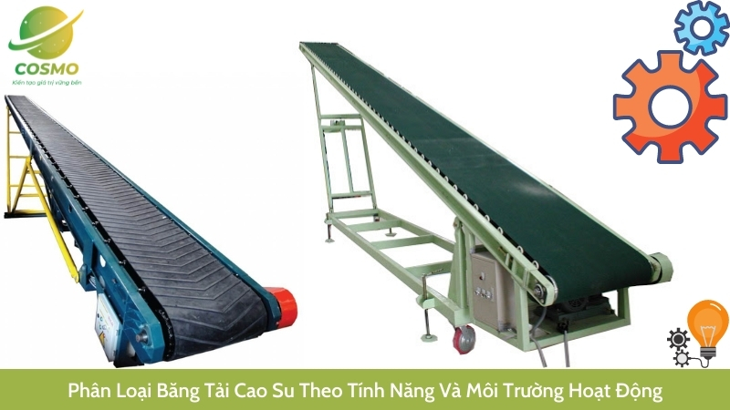 Phân Loại Băng Tải Cao Su Theo Tính Năng Và Môi Trường Hoạt Động