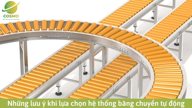 Những lưu ý khi lựa chọn hệ thống băng chuyền tự động