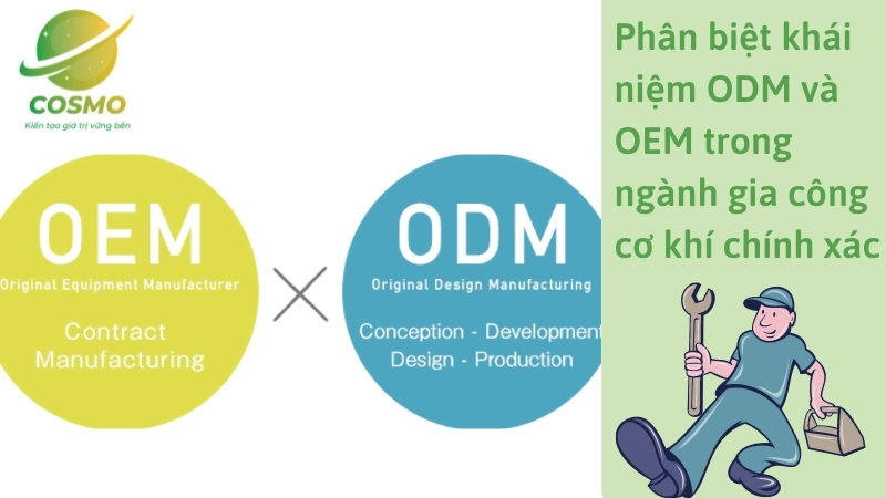 Phân biệt khái niệm ODM và OEM trong ngành gia công cơ khí chính xác