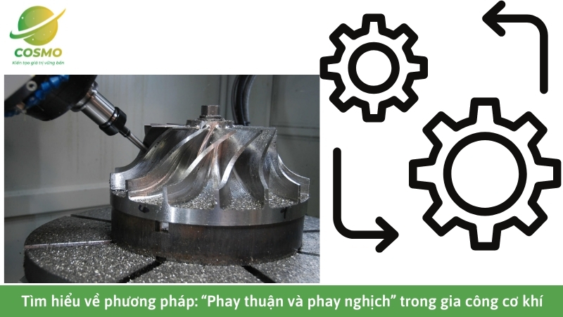 Tìm hiểu về phương pháp: “Phay thuận và phay nghịch” trong gia công cơ khí
