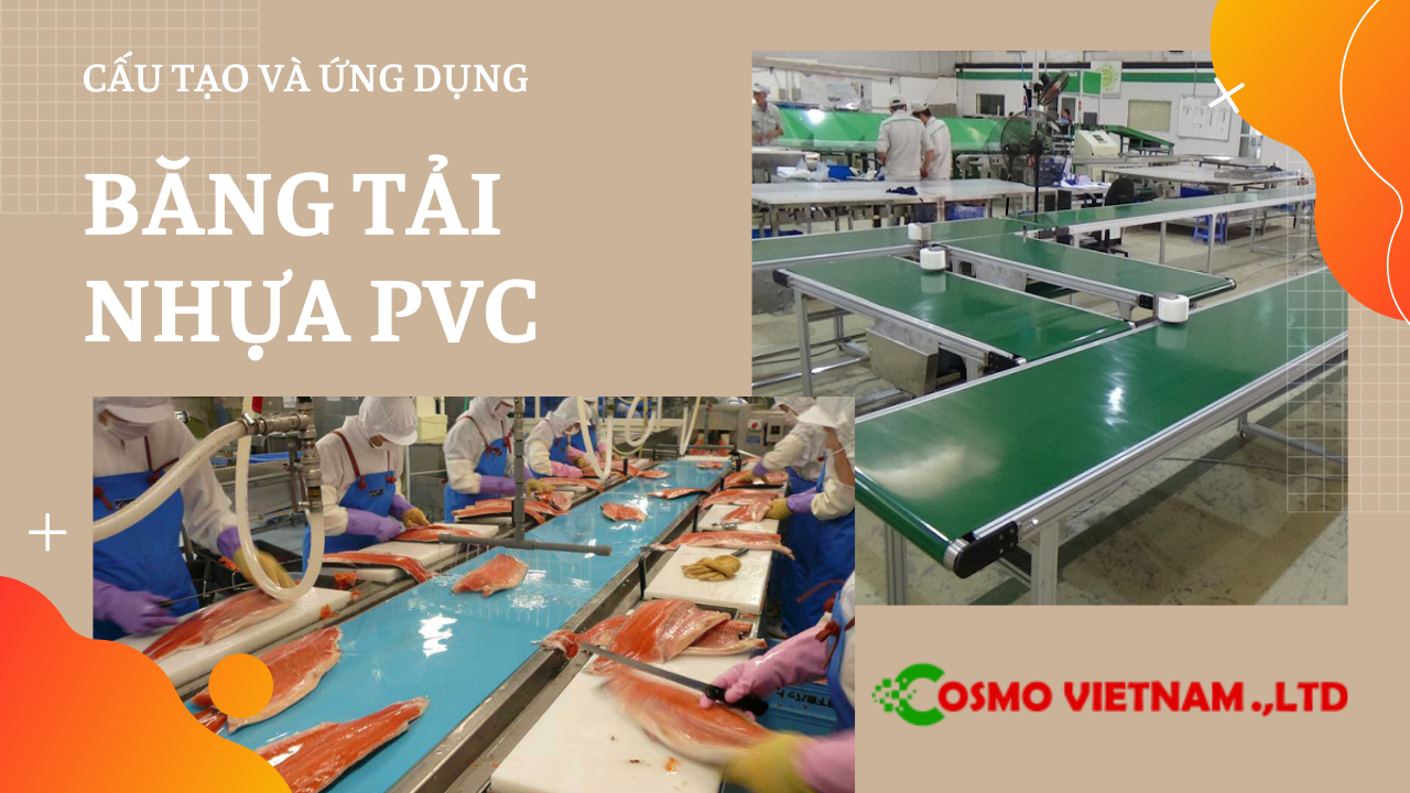 Cấu tạo và ứng dụng của băng tải nhựa pvc