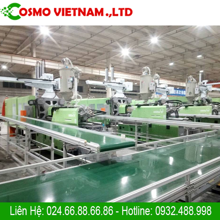 băng tải nhựa pvc