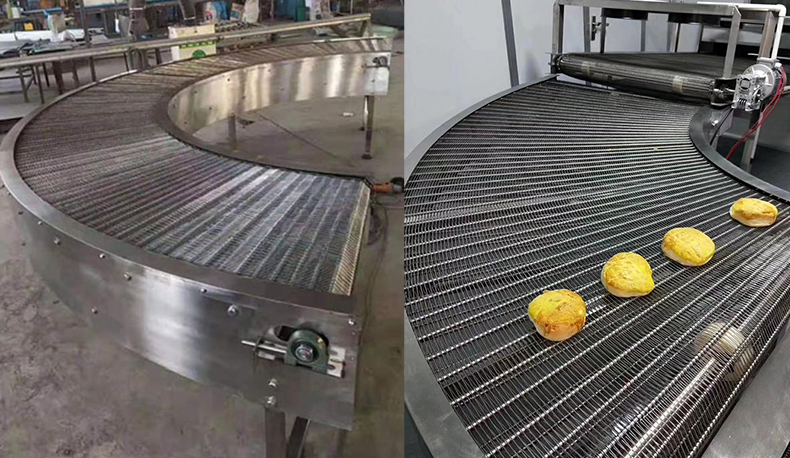 ưu điểm của băng tải lưới inox