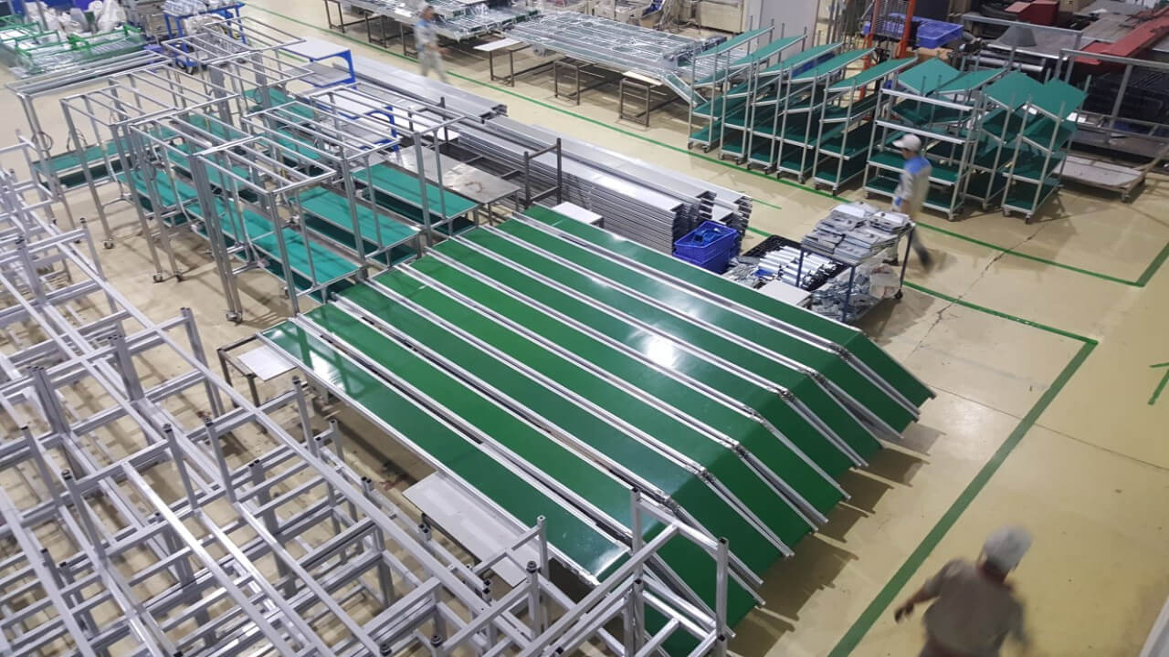 Doanh nghiệp nên đầu tư băng tải gấp khúc khi nào?