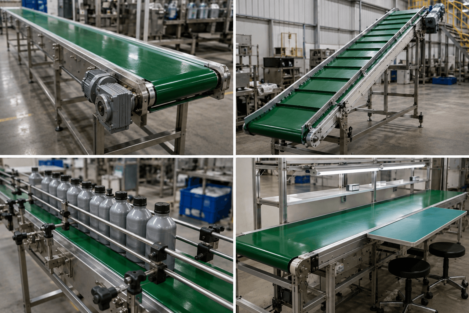 Các dạng băng tải PU chịu dầu phổ biến