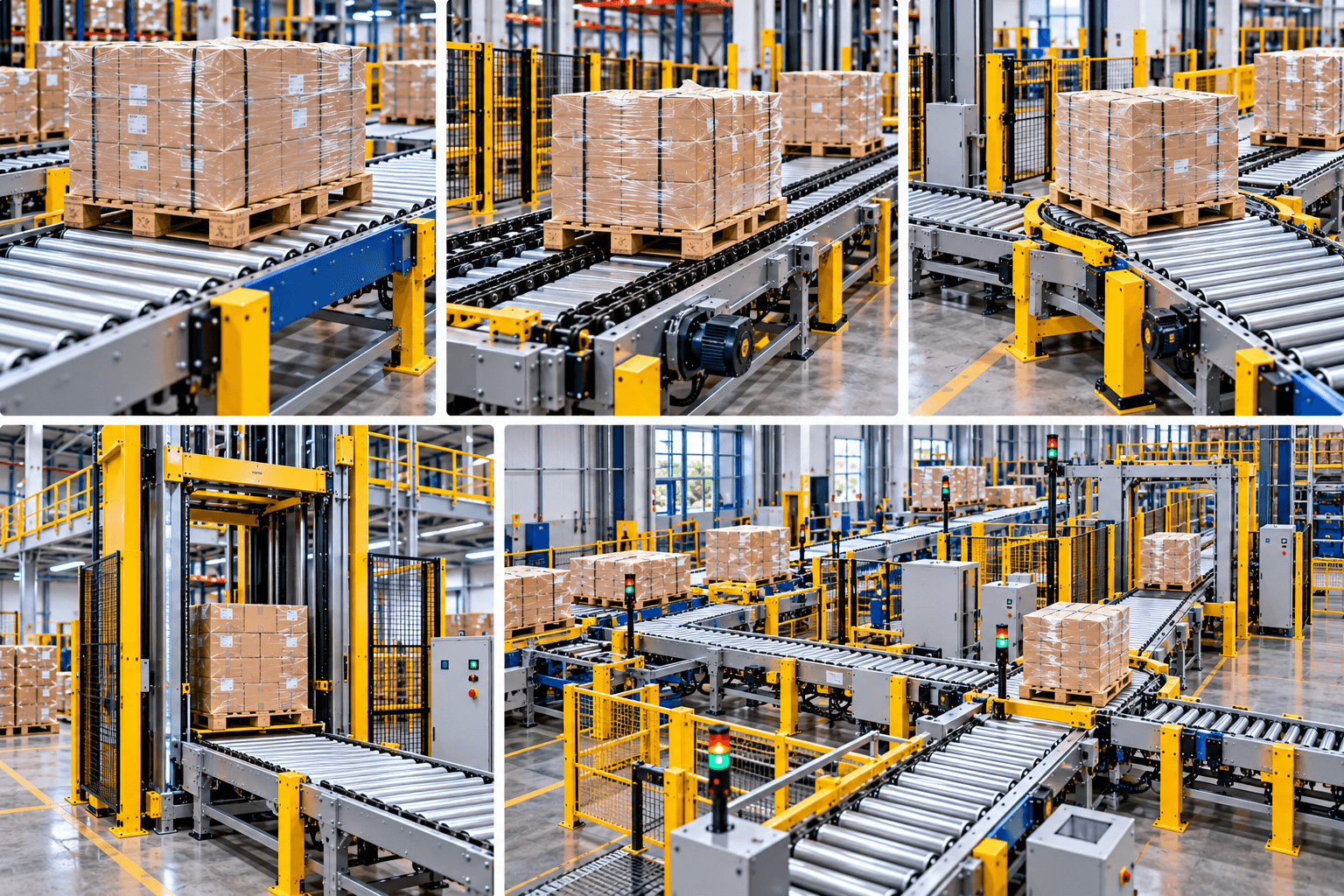 Các loại băng tải pallet phổ biến
