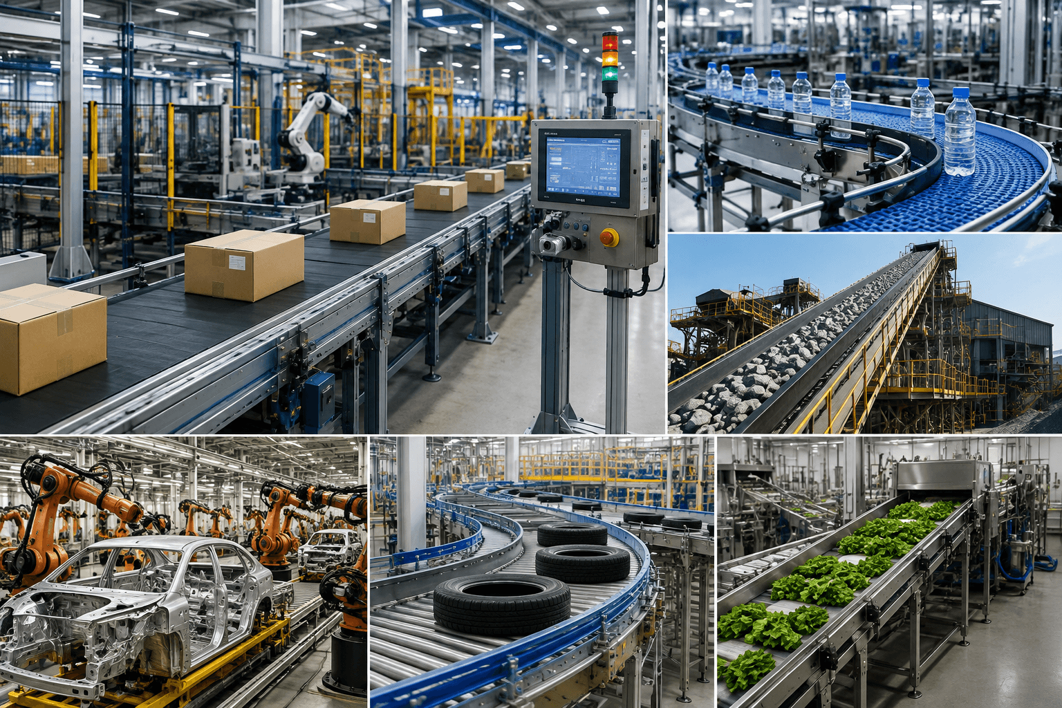 Các ứng dụng tiên tiến của băng tải trong các ngành công nghiệp