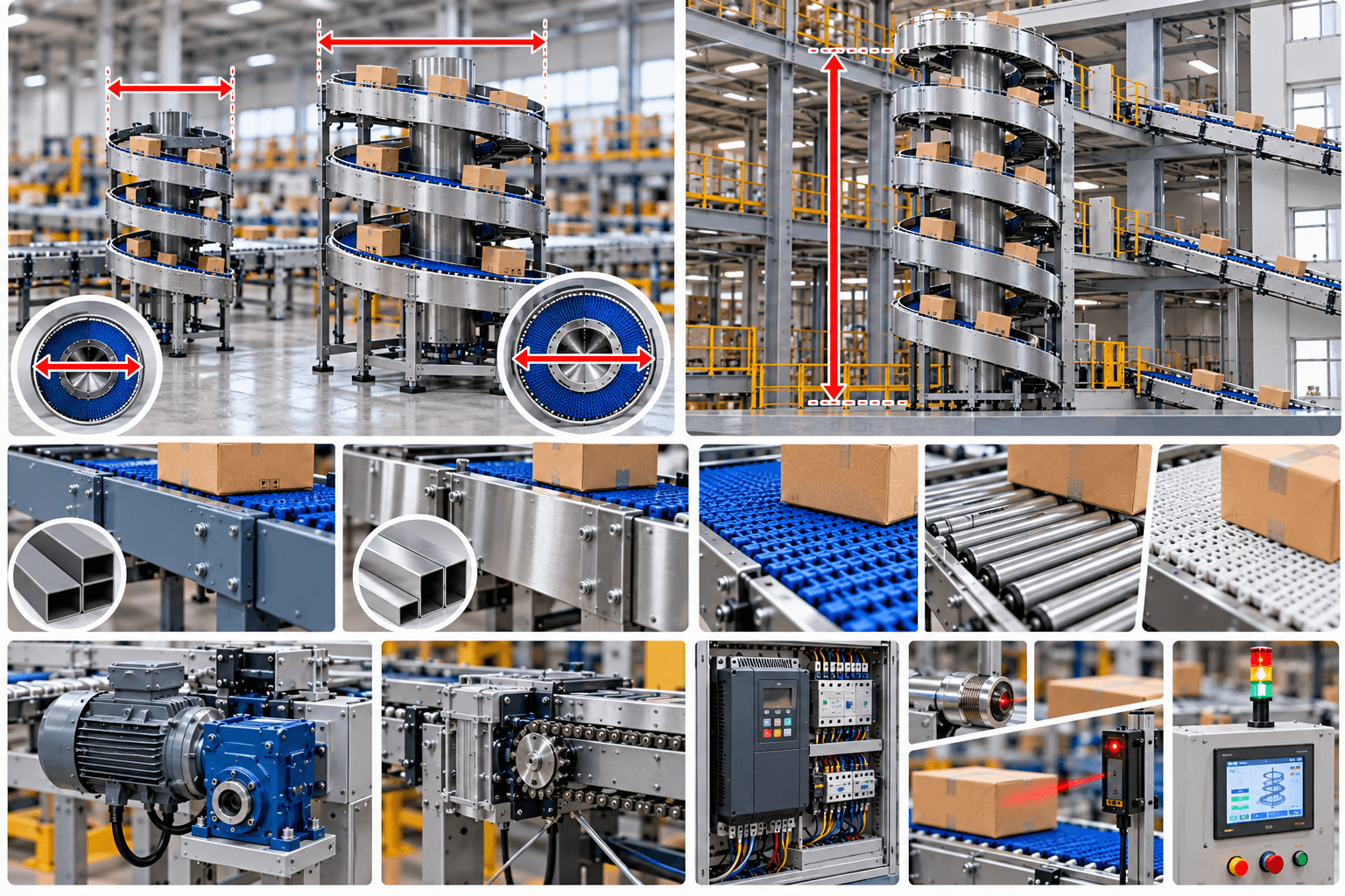 Các yếu tố quyết định giá băng tải xoắn ốc