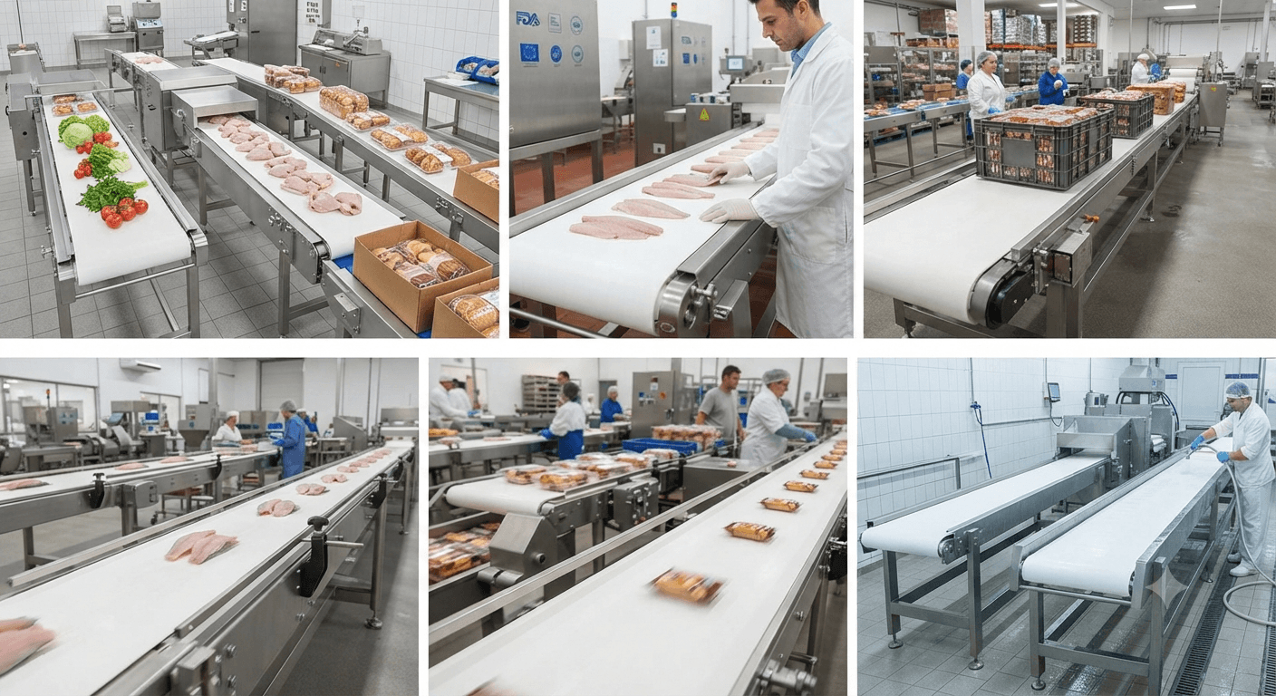 Cách lựa chọn băng tải PU thực phẩm phù hợp