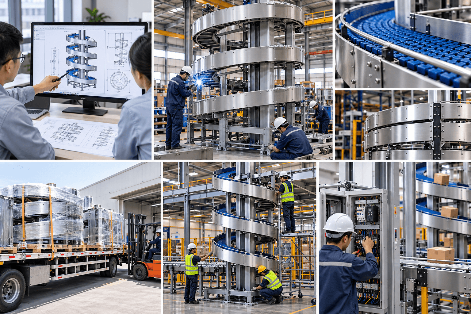 Băng tải xoắn ốc giá bao nhiêu? Các yếu tố ảnh hưởng đến chi phí thiết ...