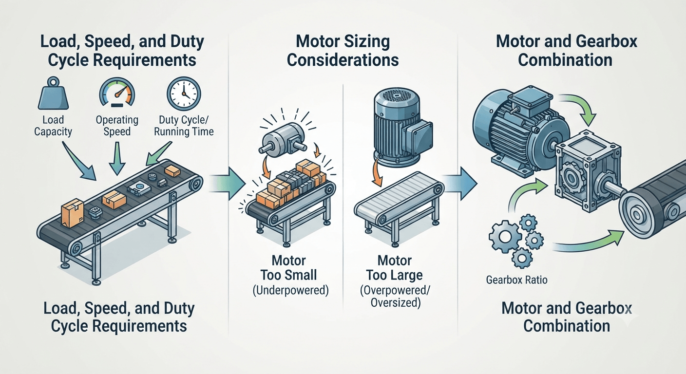 Chọn cấu hình motor và truyền động