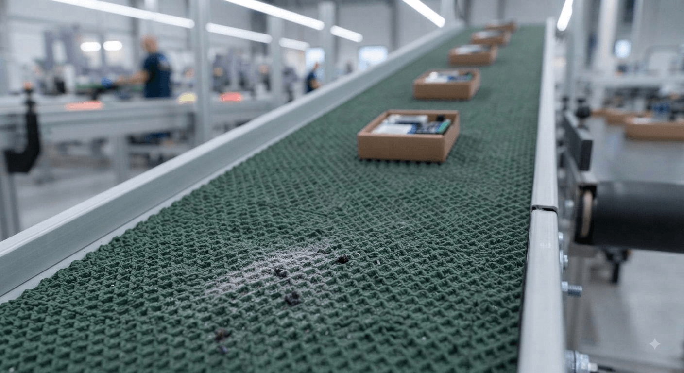 Đặc điểm của băng tải PVC nhám