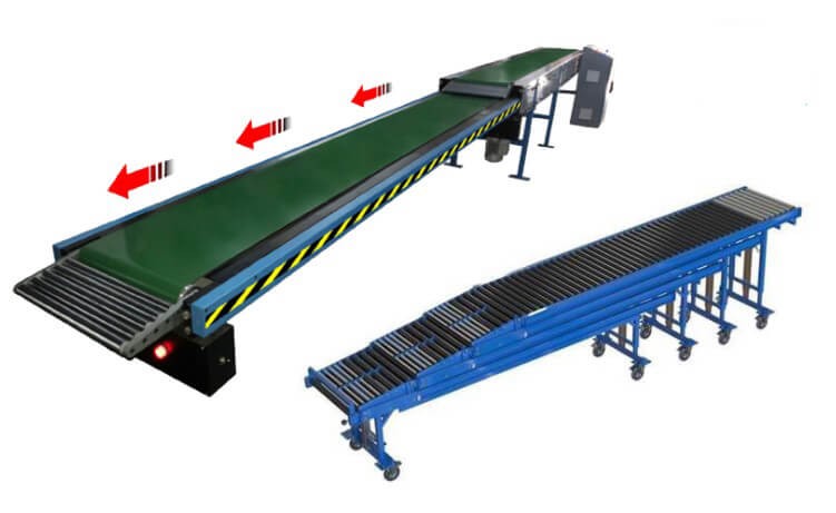Đặc điểm cấu tạo của băng tải co rút vận chuyển hàng hóa