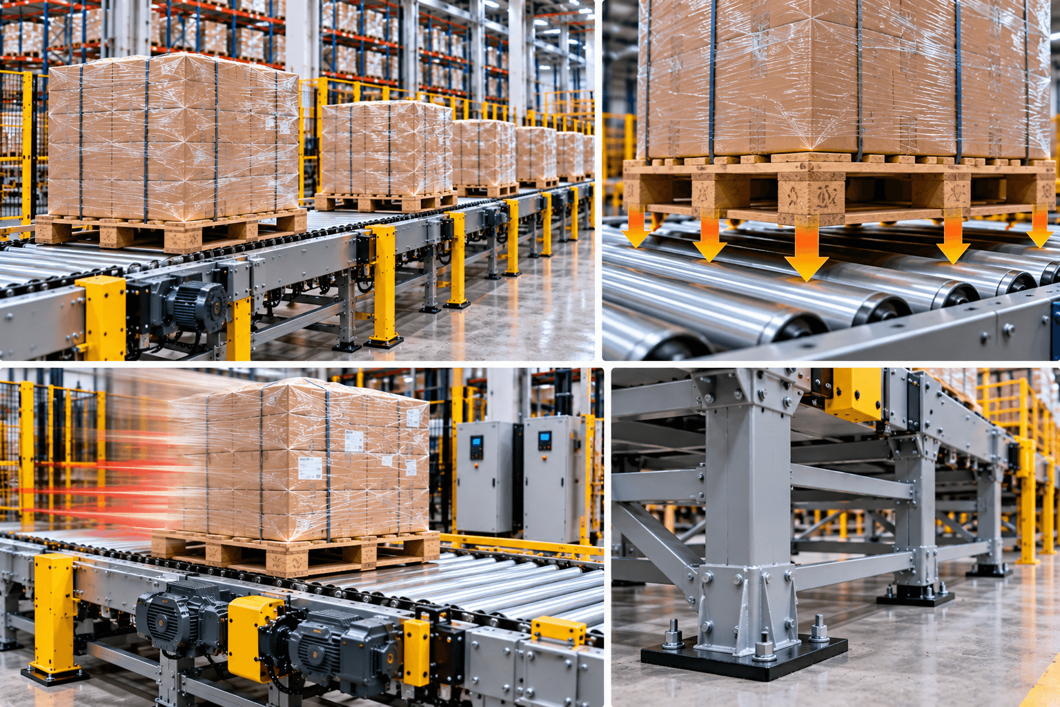 Khả năng chịu tải của băng tải pallet