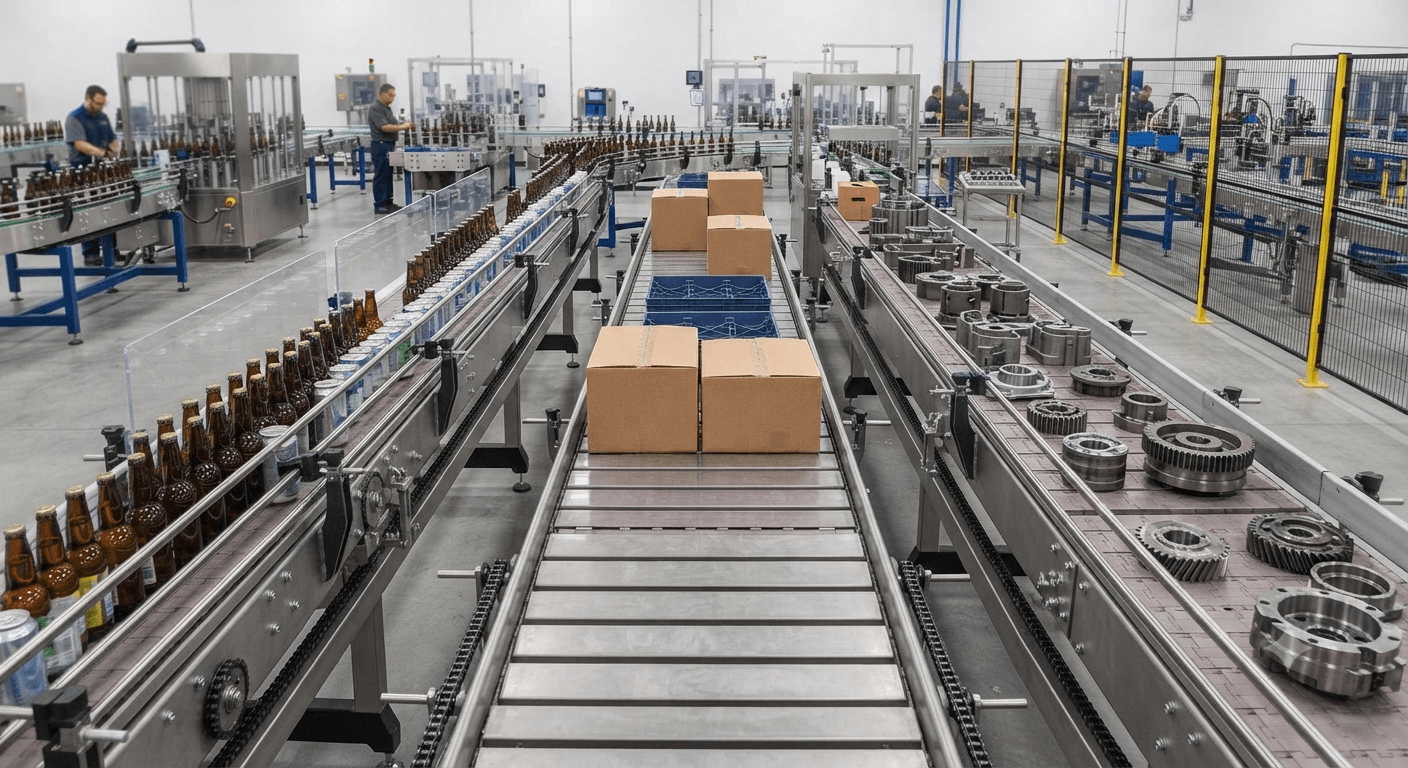 Khả năng vận chuyển của băng tải xích Slat