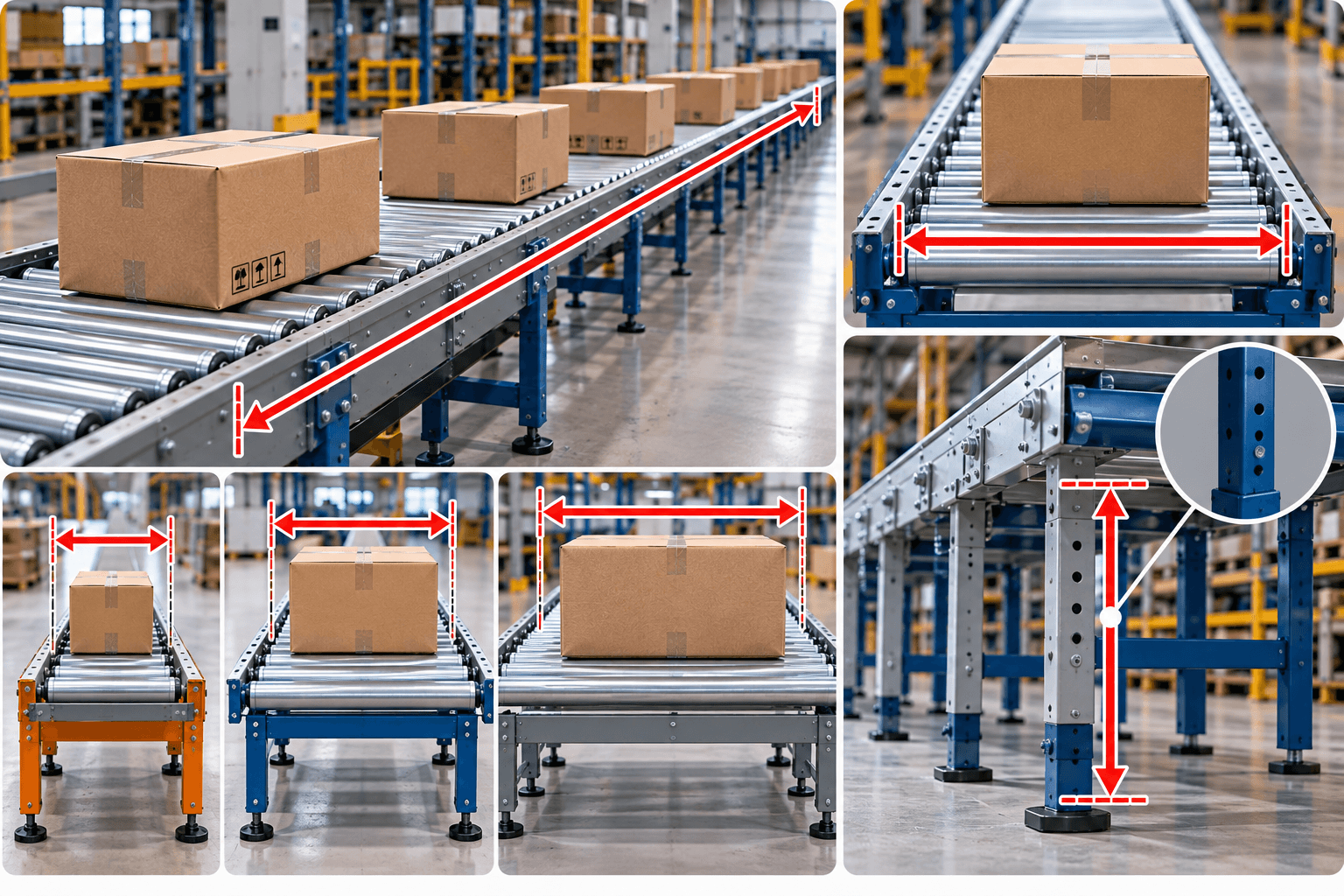 Kích thước băng tải quyết định một phần lớn chi phí