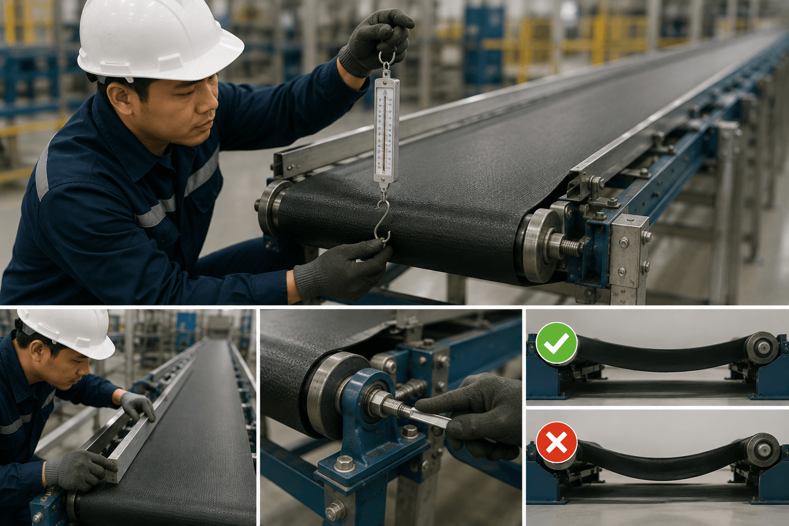 kiểm tra độ căng của dây băng