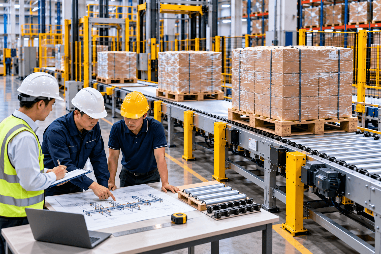 Kinh nghiệm lựa chọn băng tải pallet phù hợp