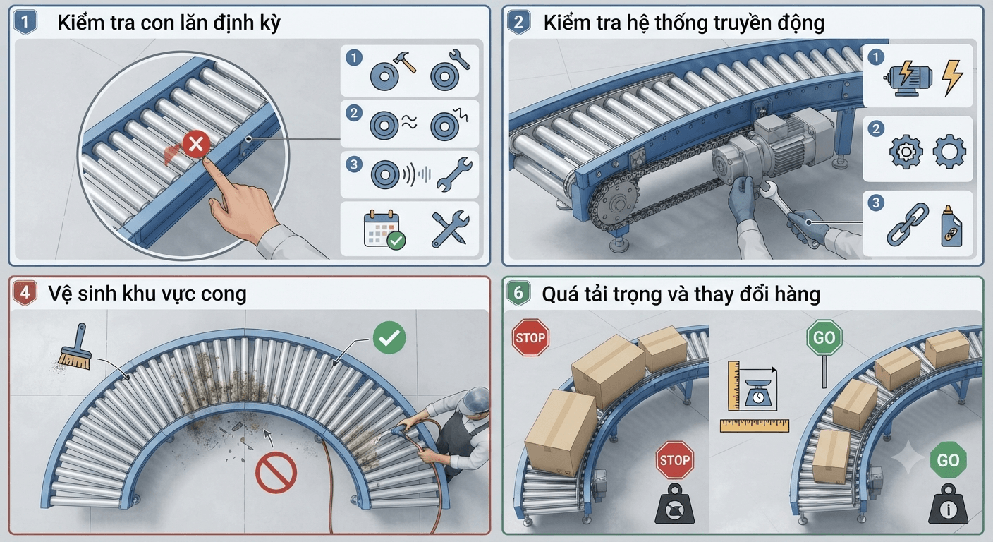 Lưu ý khi sử dụng và bảo trì