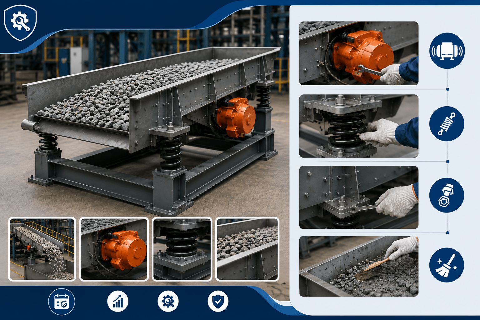 Những lưu ý khi lựa chọn băng tải rung
