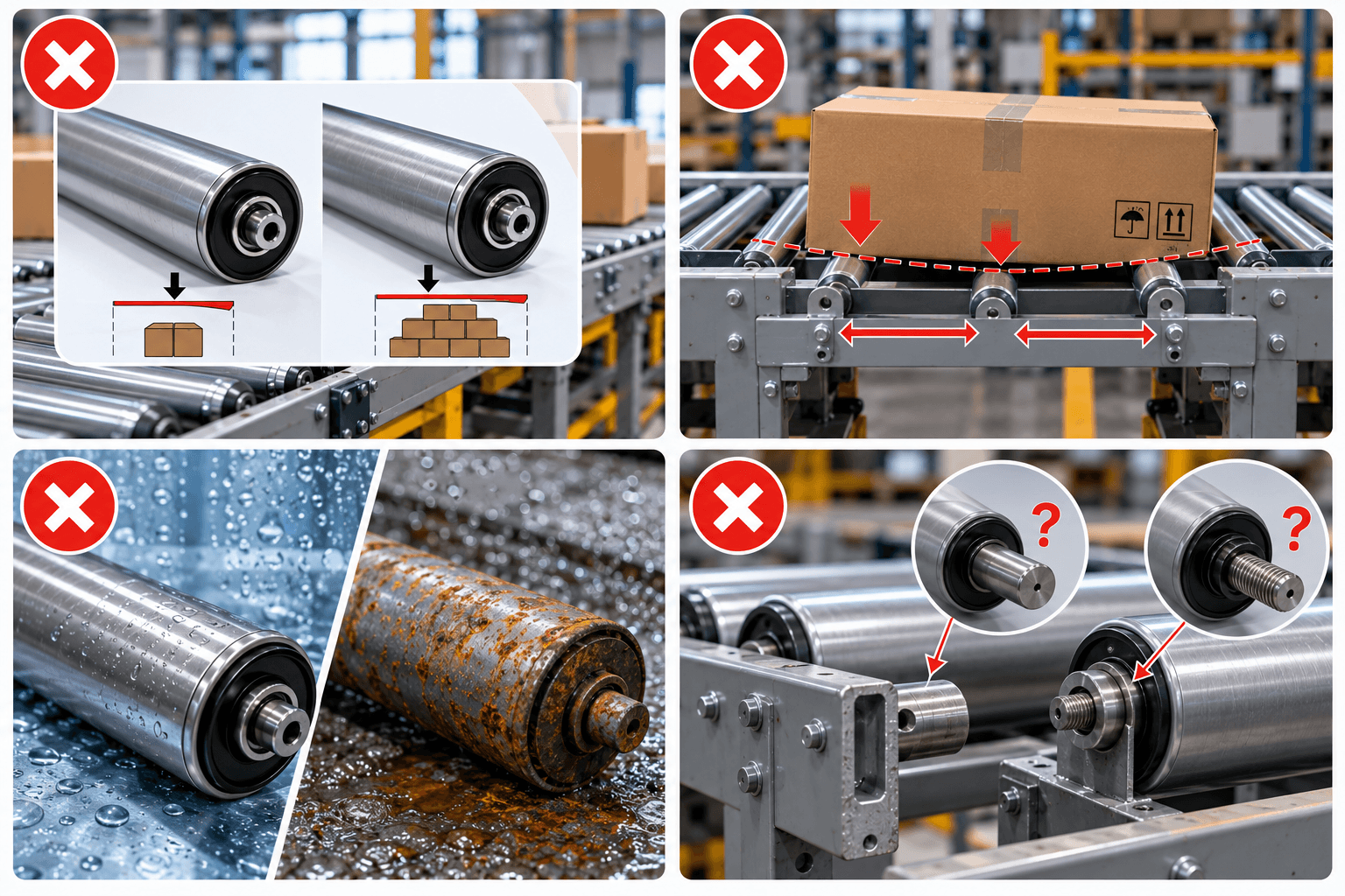 Những sai lầm thường gặp khi chọn con lăn