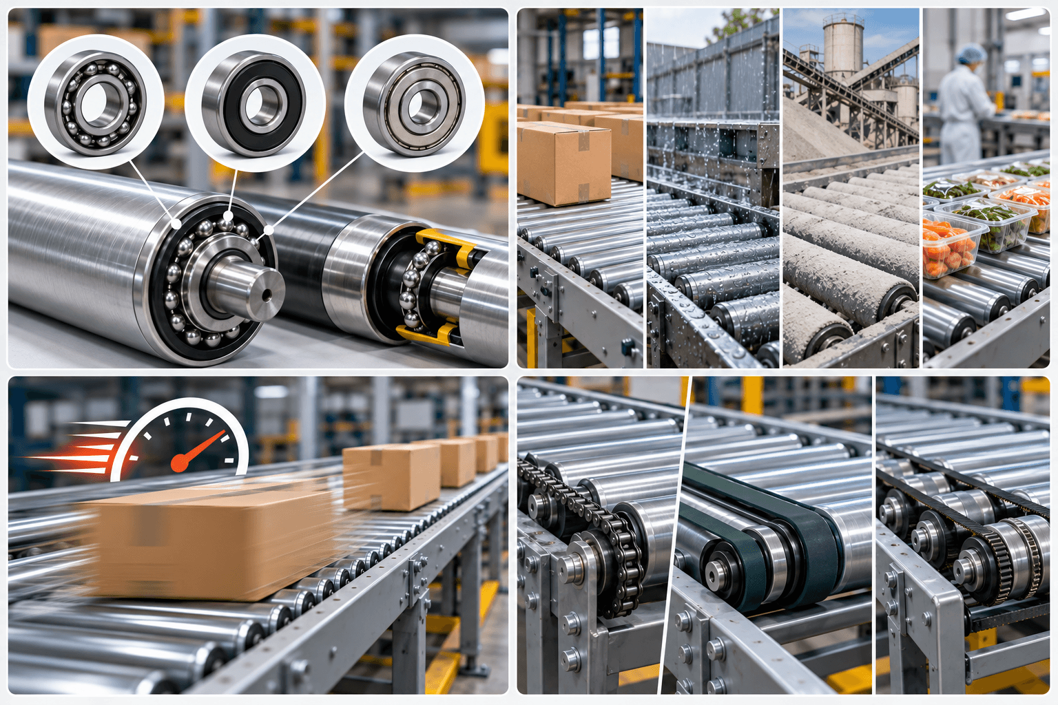 Những yếu tố khác cần kiểm tra khi chọn con lăn