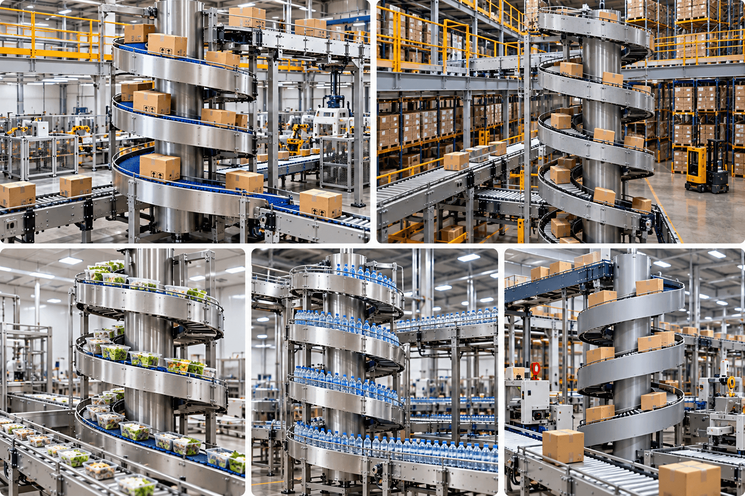 Ứng dụng của băng tải xoắn ốc