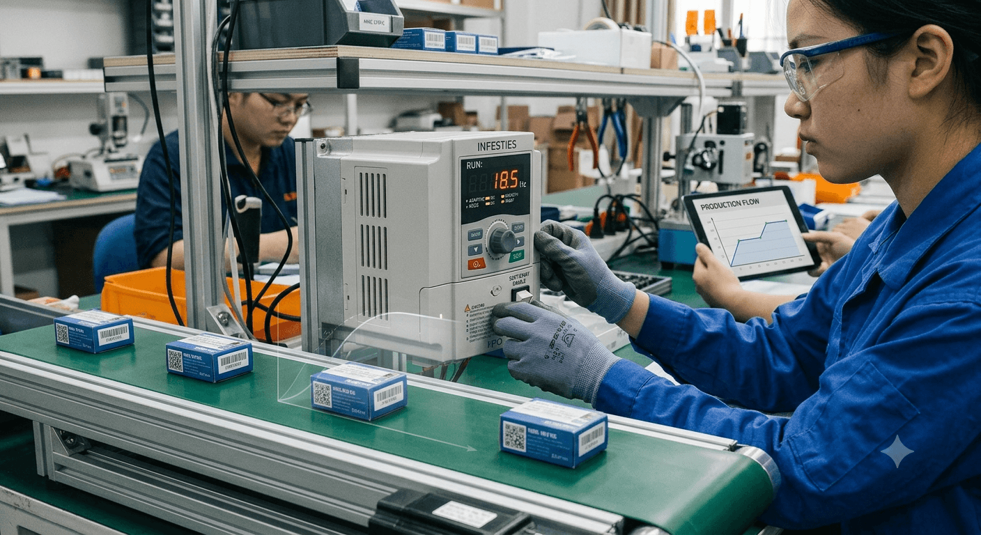 Ưu điểm của băng tải mini biến tần