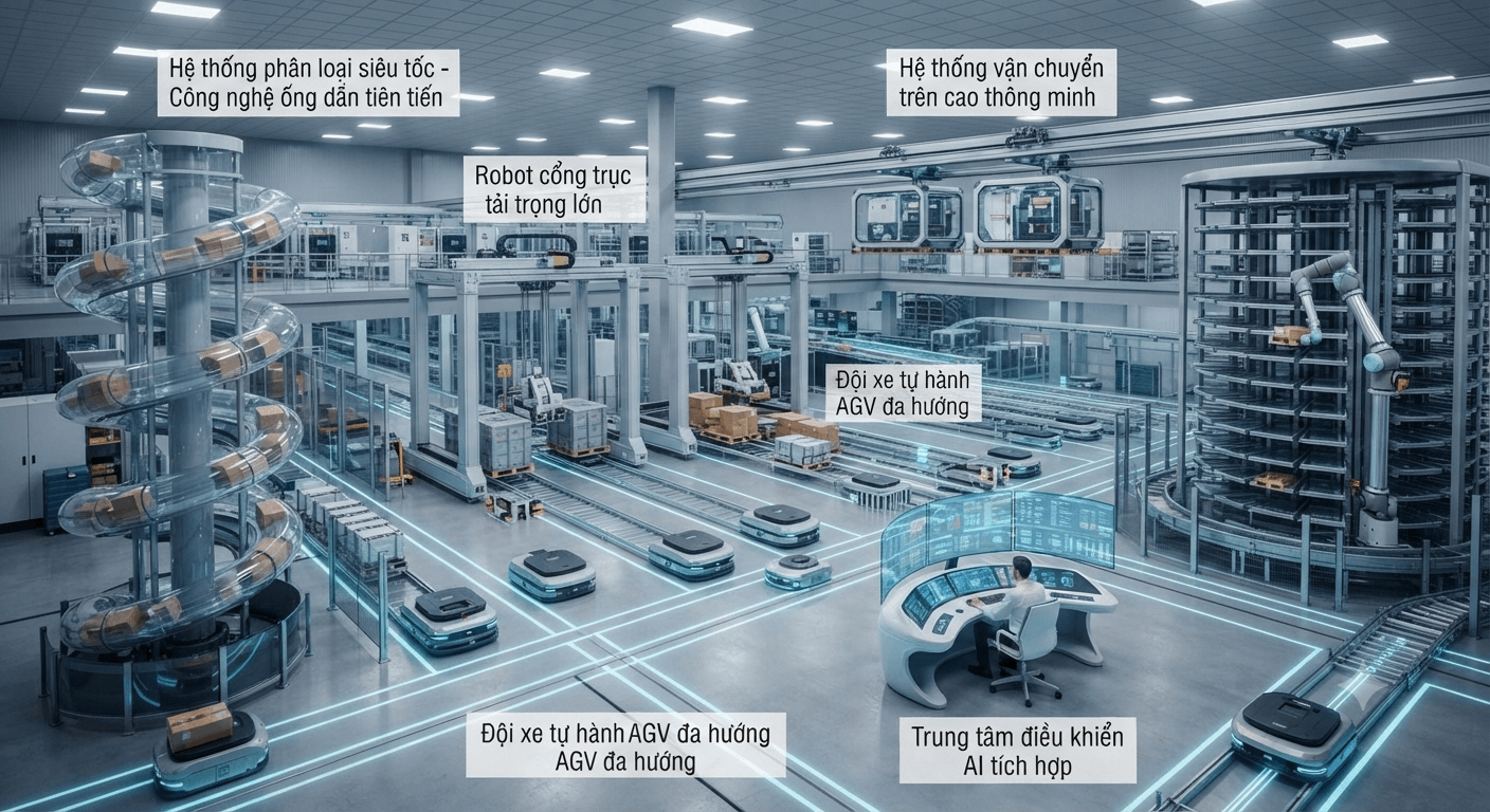 xu hướng phát triển của băng tải và băng chuyền công nghiệp