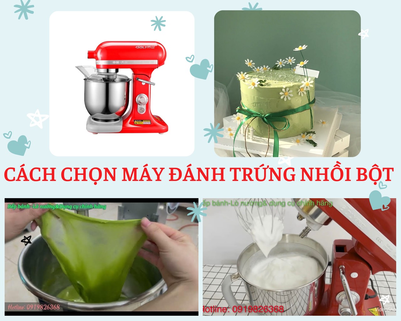 CÁCH CHỌN MÁY ĐÁNH TRỨNG KIÊM NHỒI BỘT