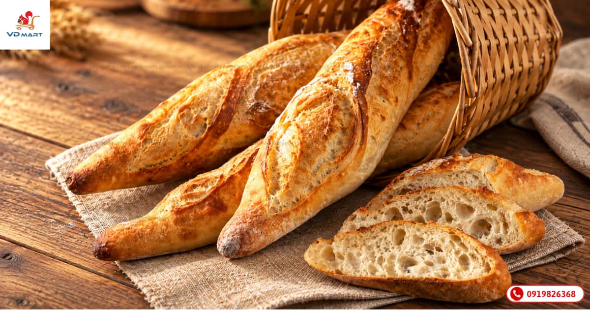 Cách làm bánh mì baguette vỏ giòn, ruột rỗng tại nhà