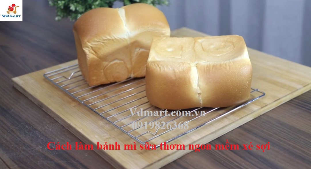 Cách Làm Bánh Mì Sữa Thơm Ngon Mềm cùng máy trộn bột Joly