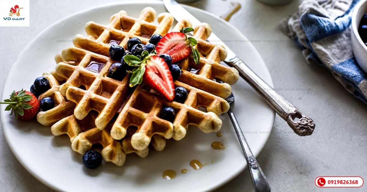 Cách làm bánh waffle đơn giản, ngon chuẩn vị ngay tại nhà