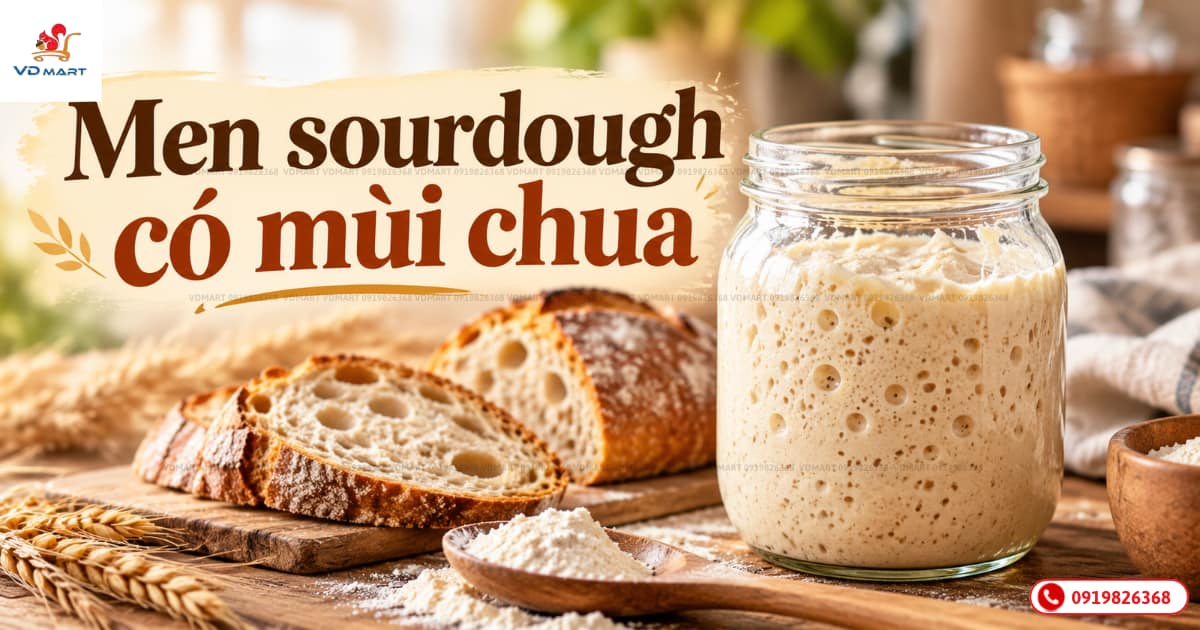 Men sourdough có mùi chua có sao không? Cách xử lý hiệu quả