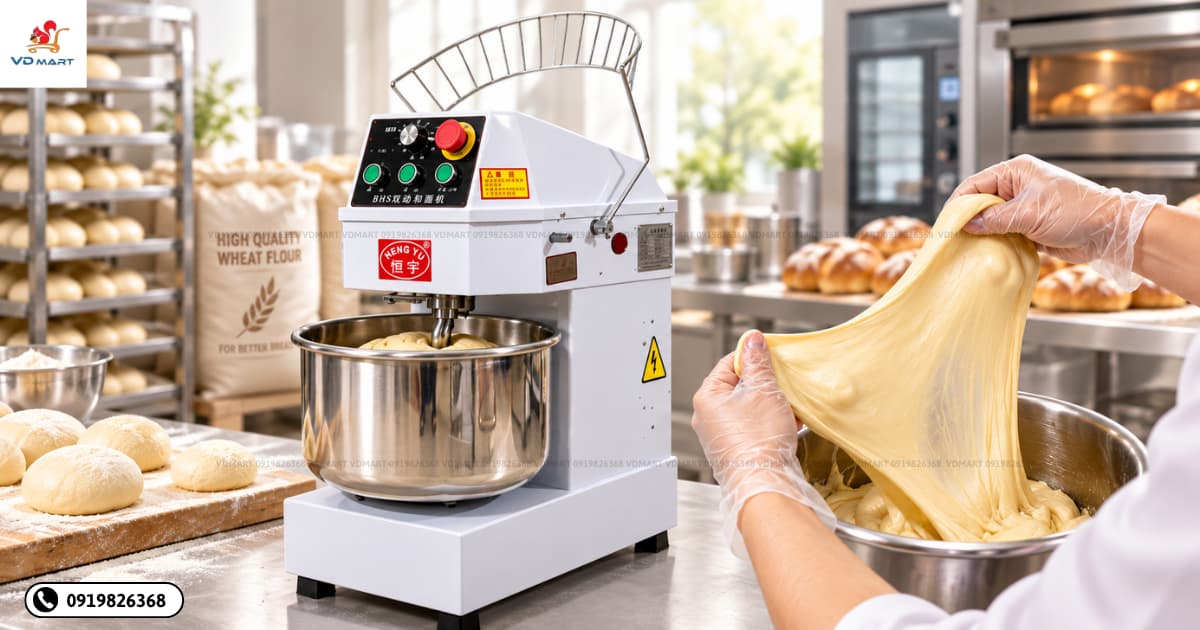 Nên mua máy trộn bột loại nào? Kinh nghiệm chọn máy
