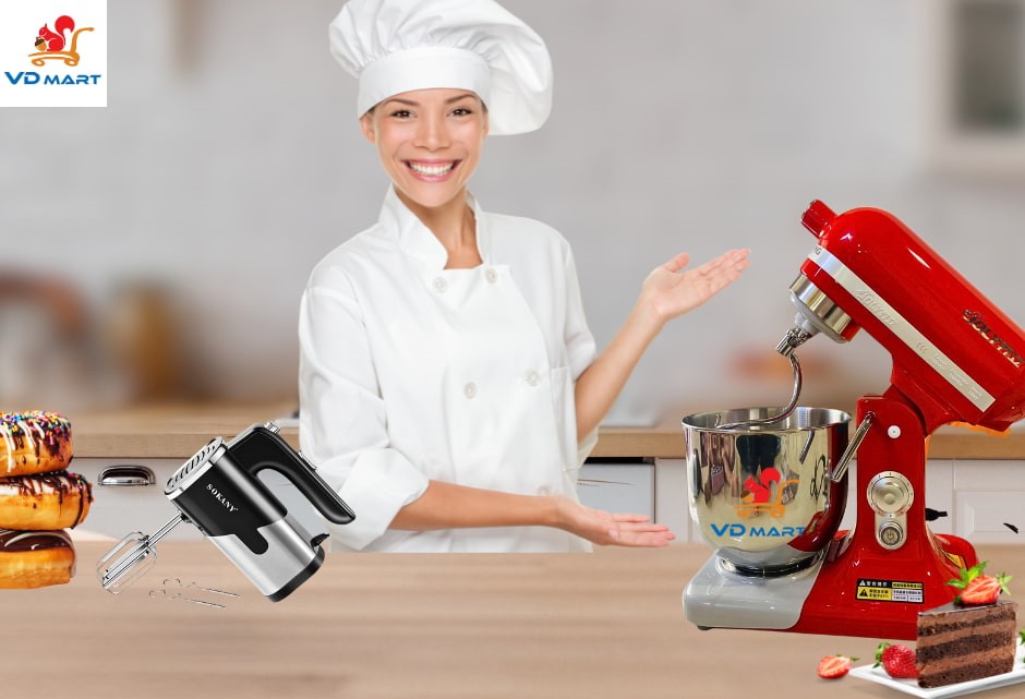 Vì sao nên chọn máy đánh trứng có thể trộn bột?