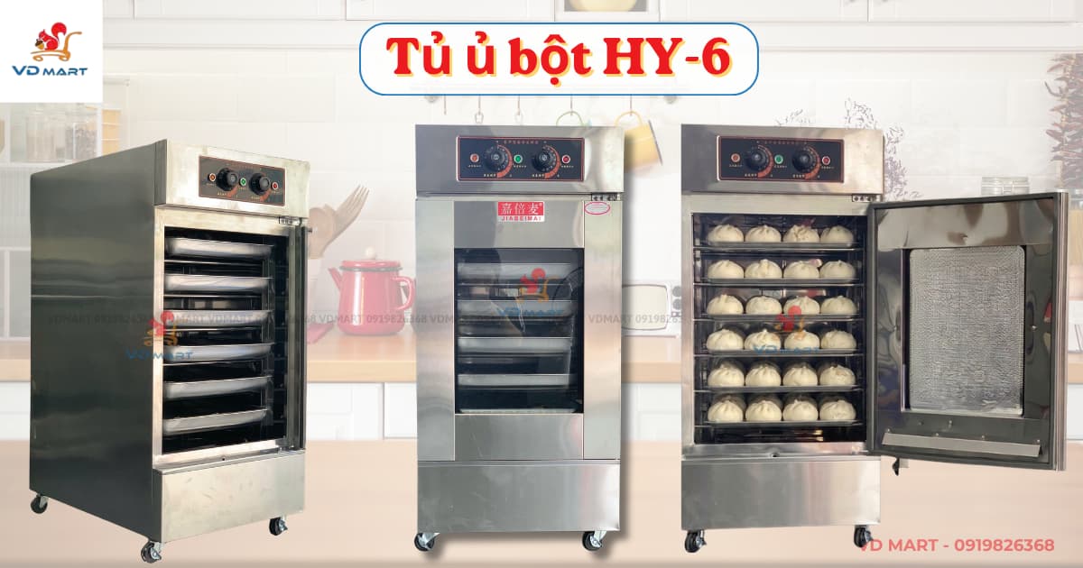 Tủ ủ bột 6 khay YH-6: Giải pháp ủ bột nhanh, đều