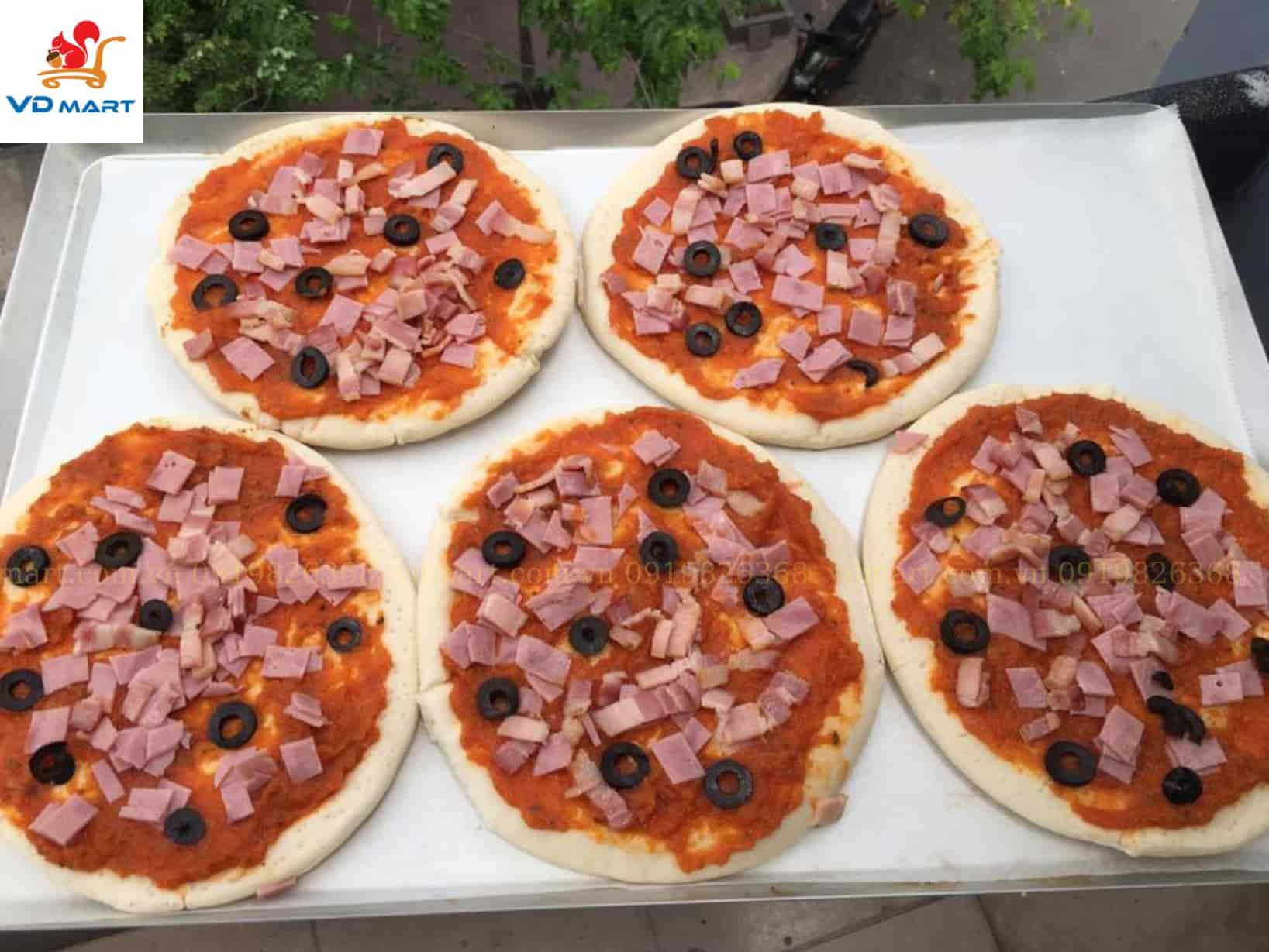 Công Thức Đế Pizza Sốt Cà ngon bất bại
