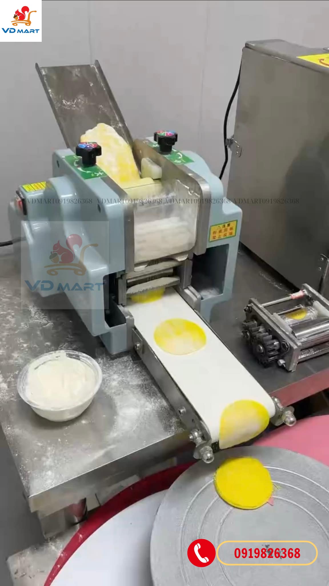 máy cán tạo hình bánh bao, há cảo, hoành thánh