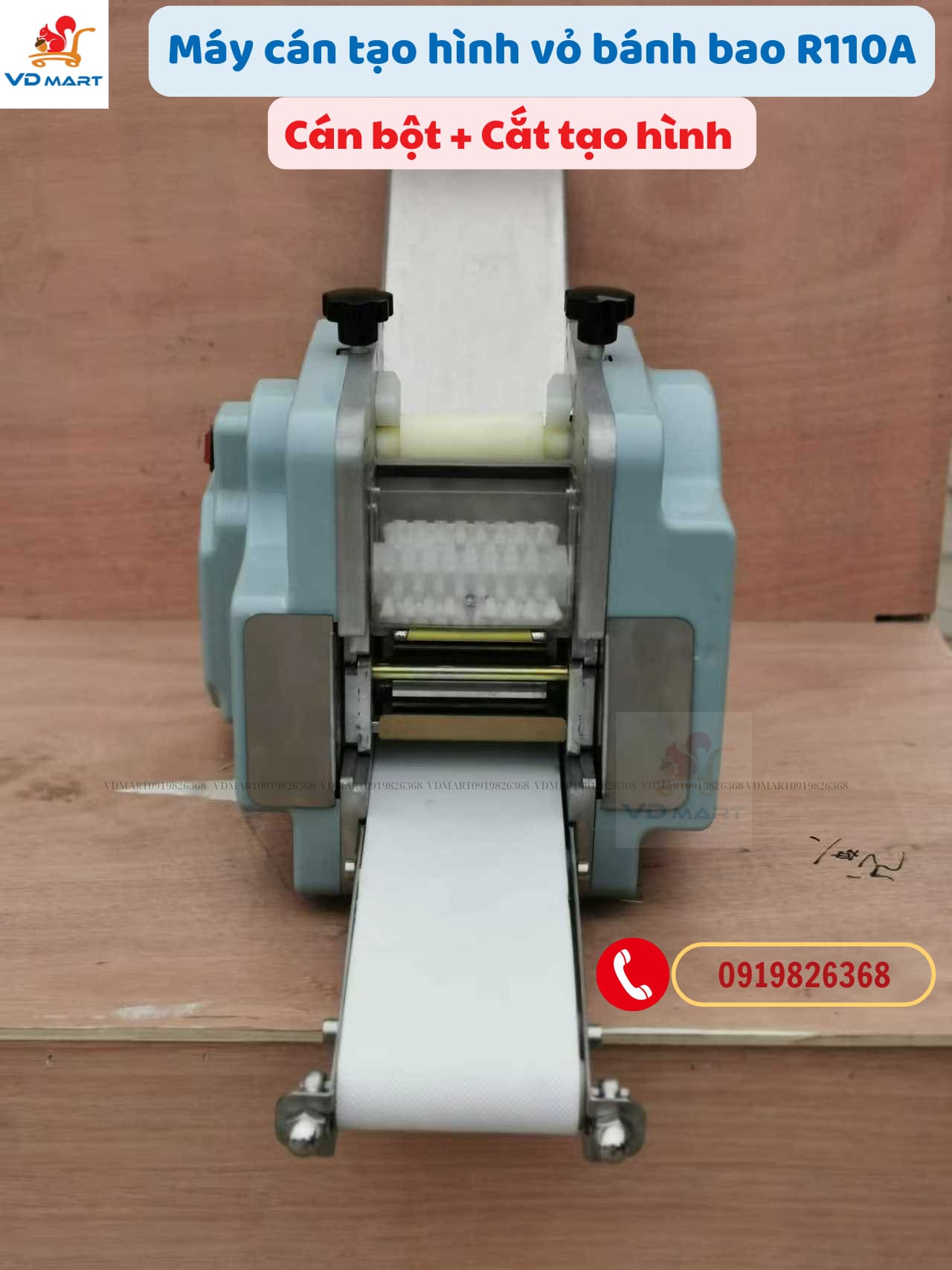 Máy cán bột và cắt tạo hình tự động R110A