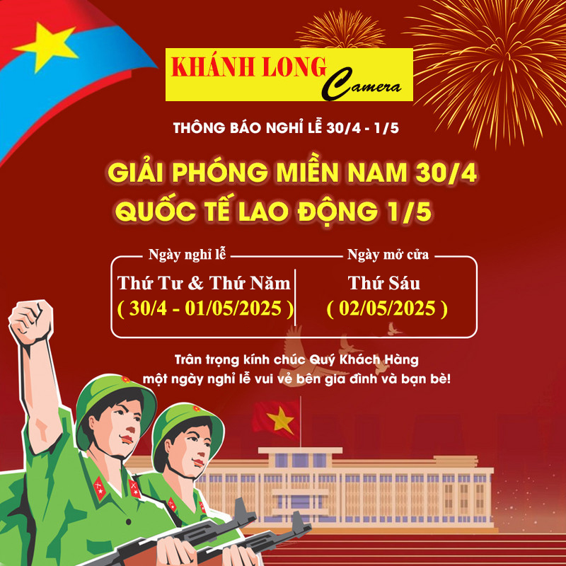 📣 THÔNG BÁO NGHỈ LỄ 30/4 - 01/05/2025