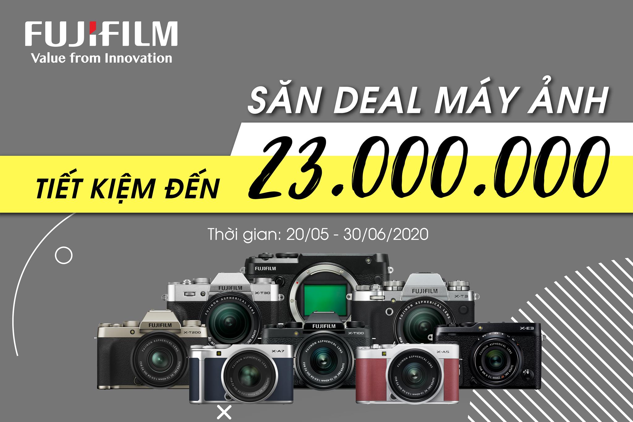 Săn deal máy ảnh Fujifilm - Tiết kiệm đến 23.000.000đ