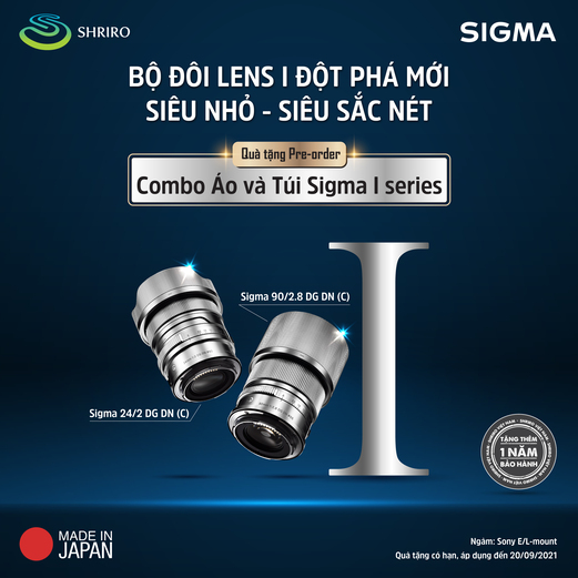 Sigma ra mắt hai ống kính 90mm F2.8 DG DN cùng với 24mm F2 DG DN cho ngàm E và L