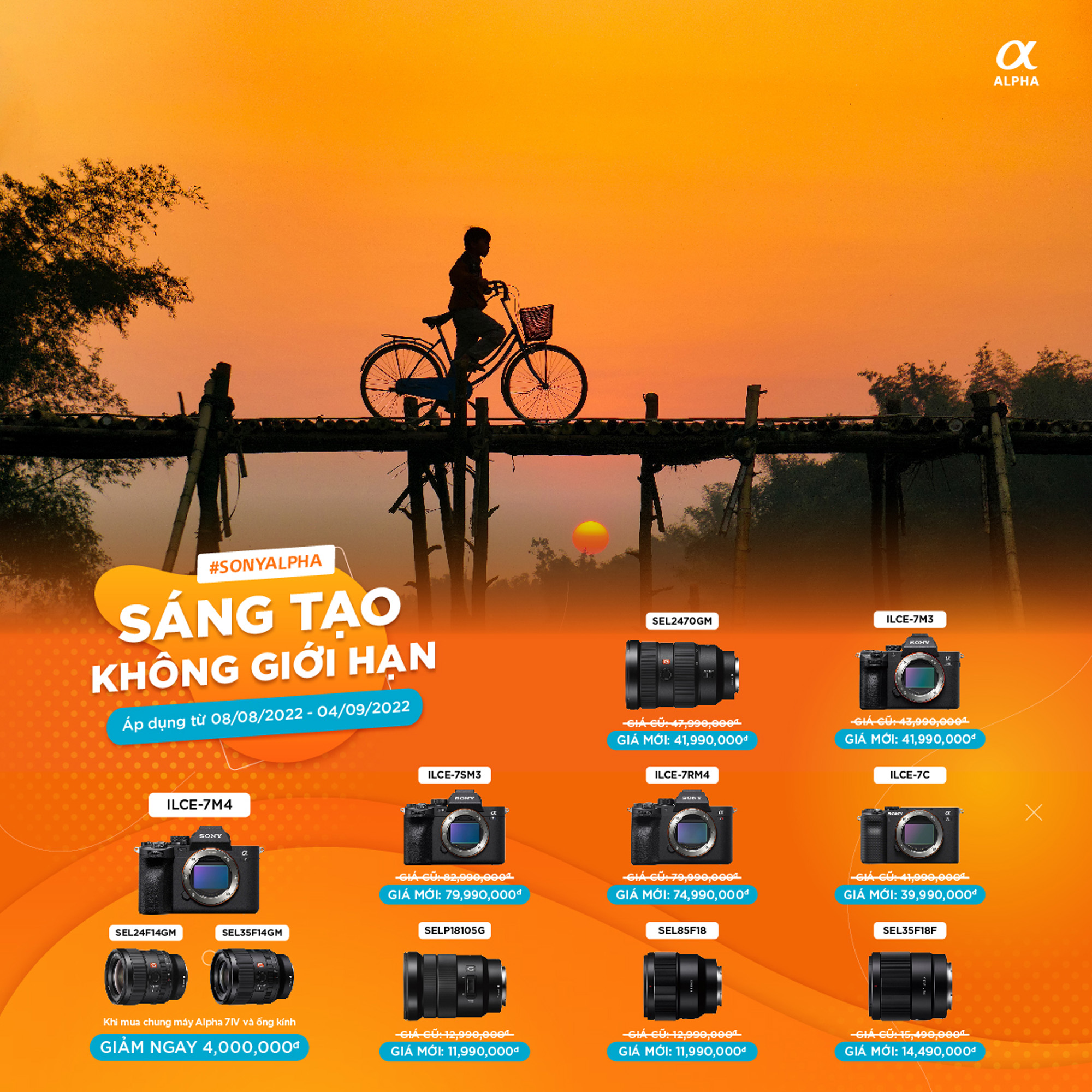 SÁNG TẠO KHÔNG GIỚI HẠN CÙNG SONY ALPHA - KHÁNH LONG CAMERA