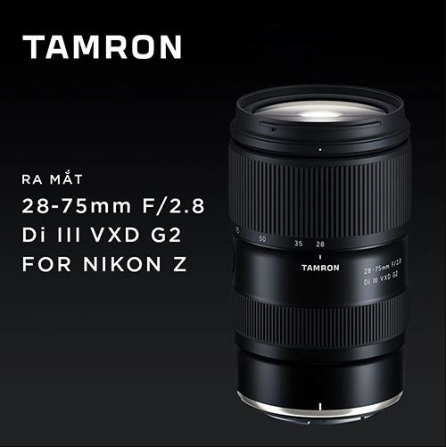 Tamron chính thức công bố ống kính 28-75mm F/2.8 Di III VXD G2 cho Nikon Z
