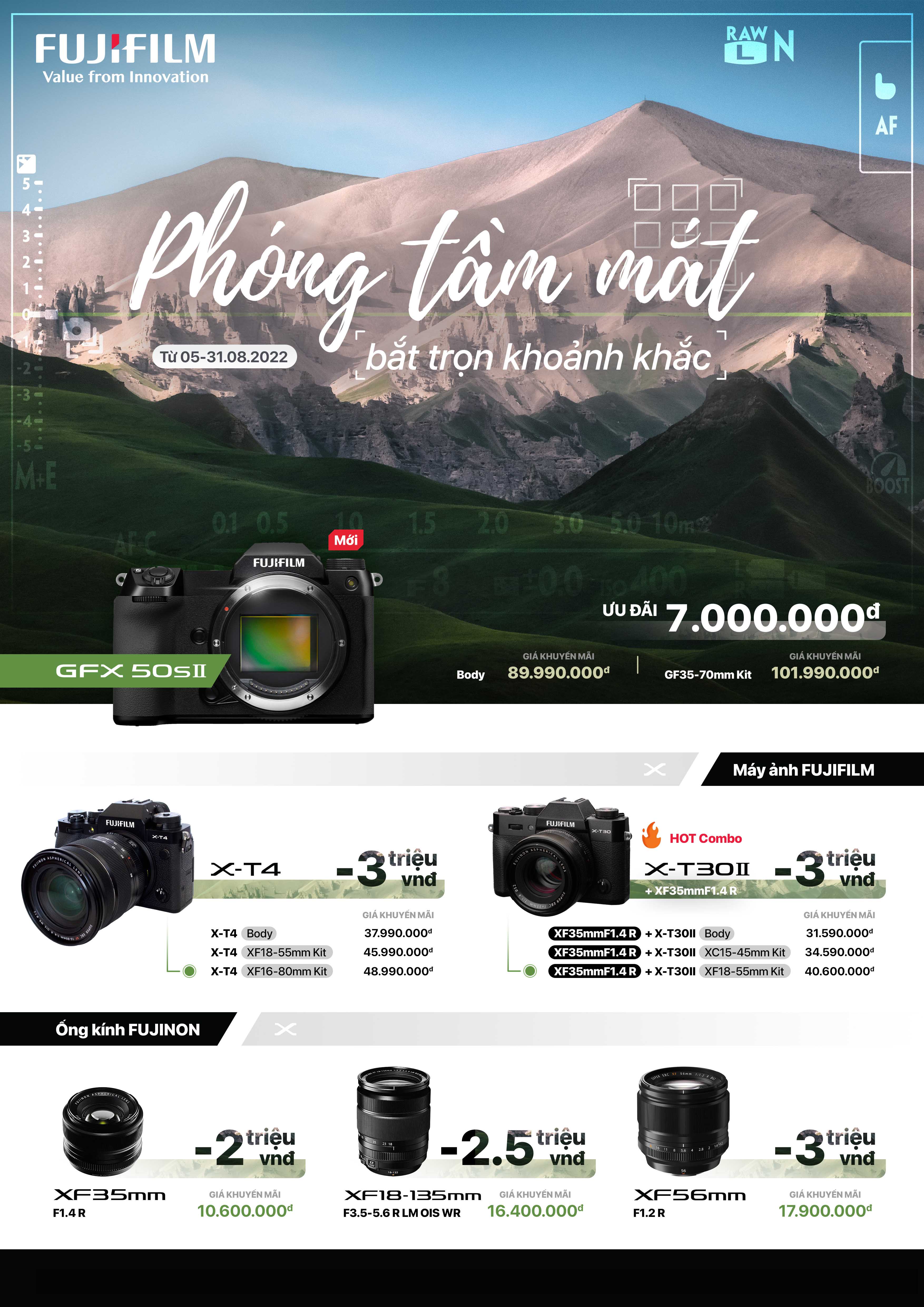 [ PHÓNG TẦM MẮT - BẮT TRỌN KHOẢNH KHẮC CÙNG FUJIFILM ]